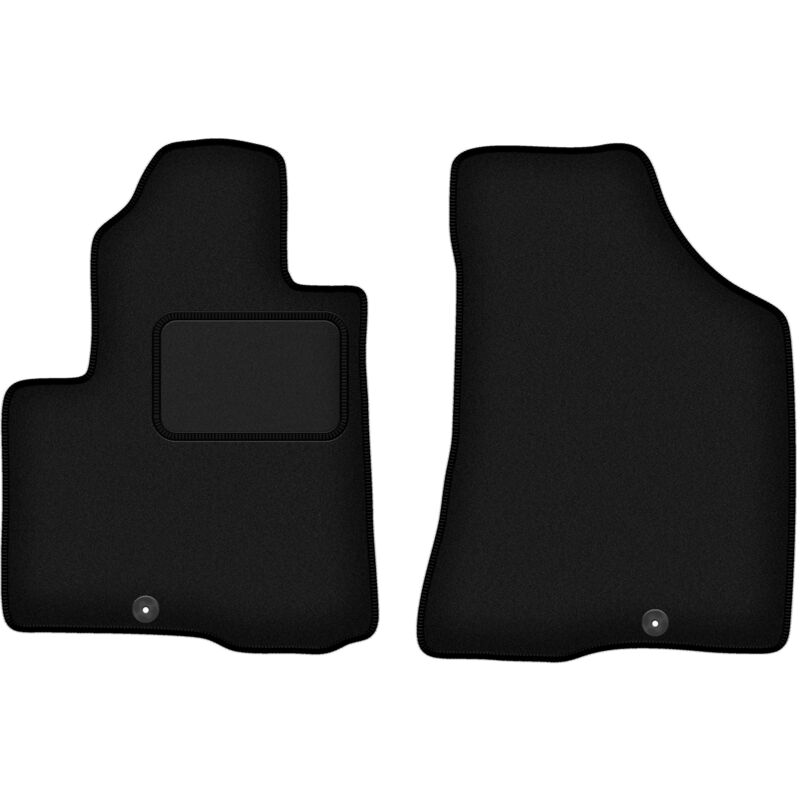 Tapis avant noirs pour Hyundai SantaFe II 7 places (2006-2012)
