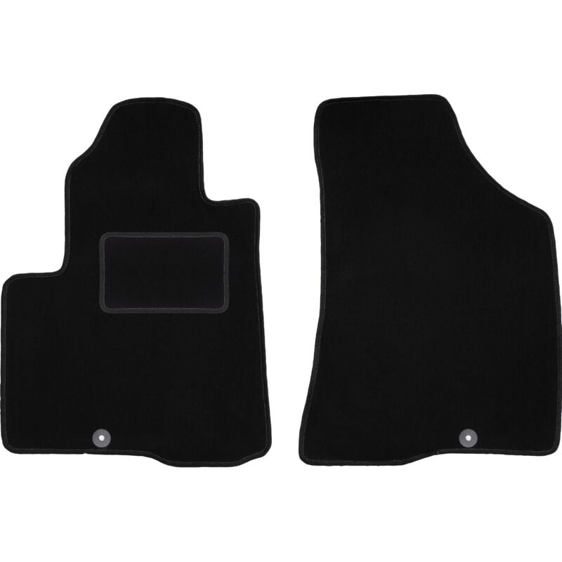 Tapis avant noirs pour Hyundai SantaFe II SUV (2006-2012)