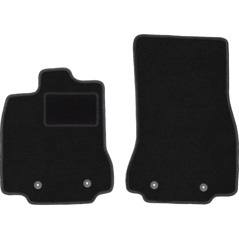 Tapis avant noirs pour : Jaguar XF I 2WD X250 berline, break (2007-2015)