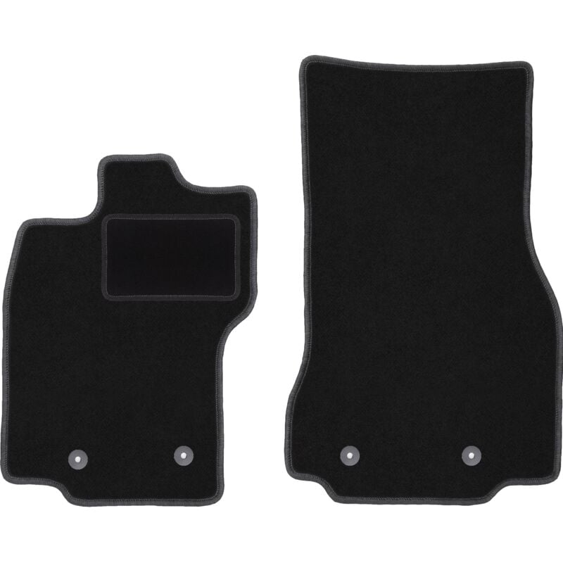 Tapis avant noirs pour : Jaguar XF I 4WD X250 berline, break (2007-2015)