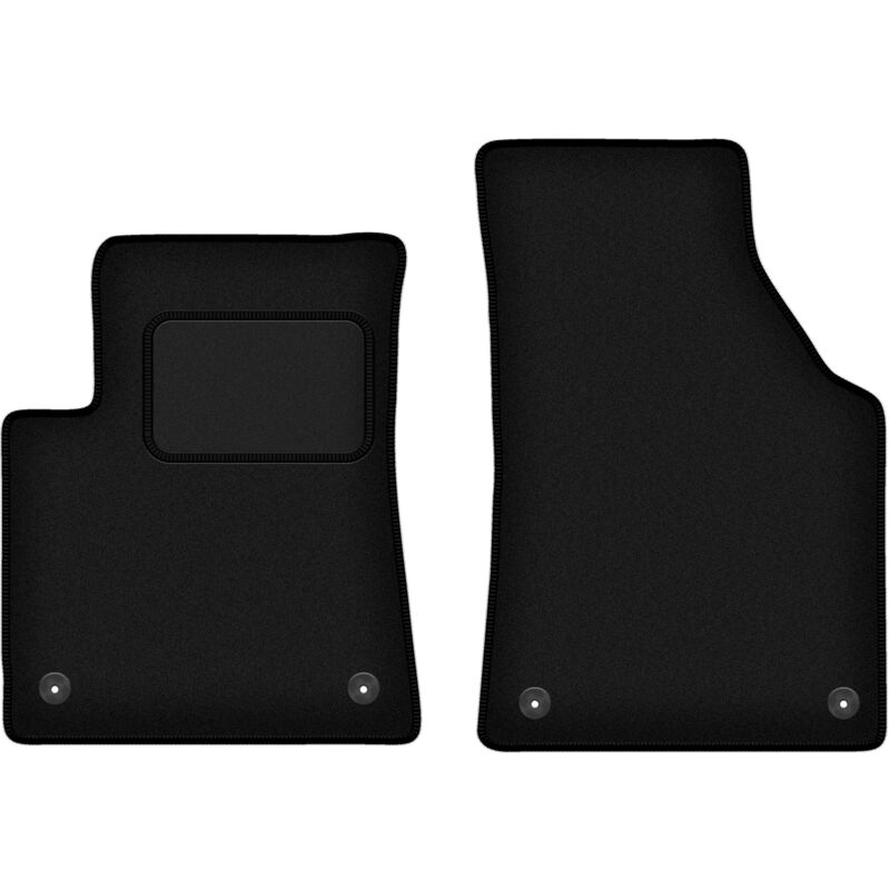 Tapis avant noirs pour Jeep Cherokee KL SUV (2013-)