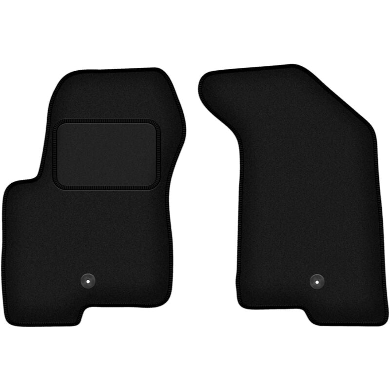 Tapis avant noirs pour Jeep Patriot tout-terrain (2006-2016)