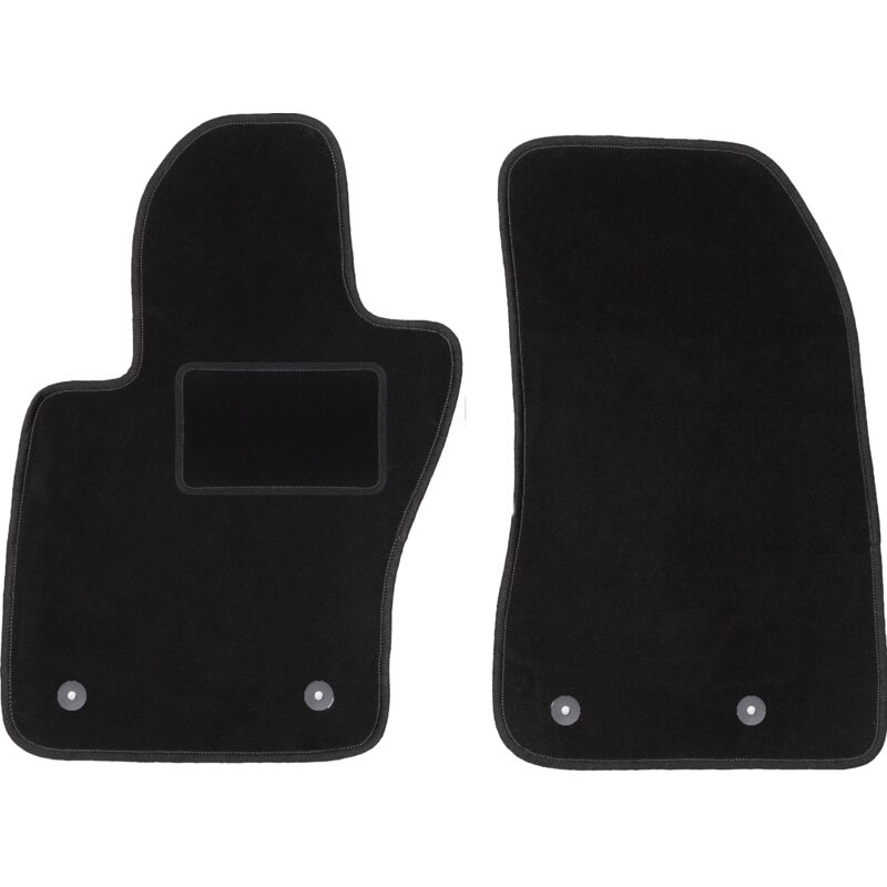 Tapis avant noirs pour Jeep Renegade SUV (2014-2019)