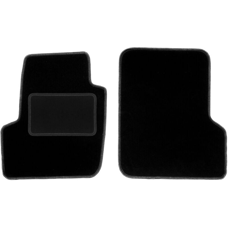 Tapis avant noirs pour Jeep Wrangler TJ SUV (1996-2006)