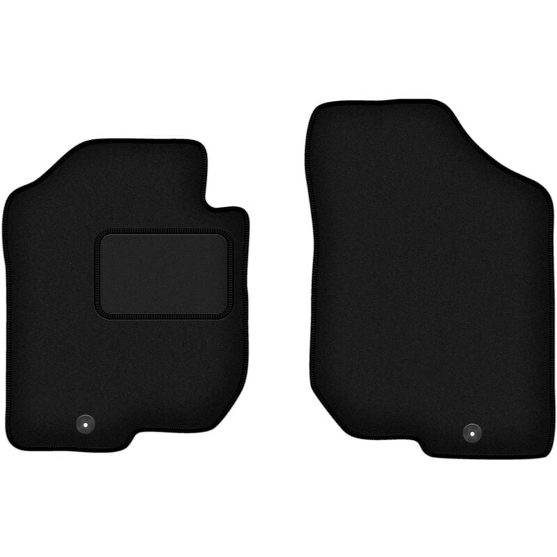 Tapis avant noirs pour : Kia Carens III 7 places (2006-2010)