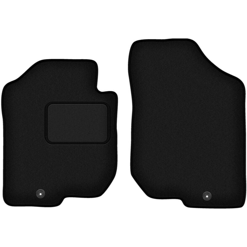 Tapis avant noirs pour : Kia Carens III monospace (2006-2010)