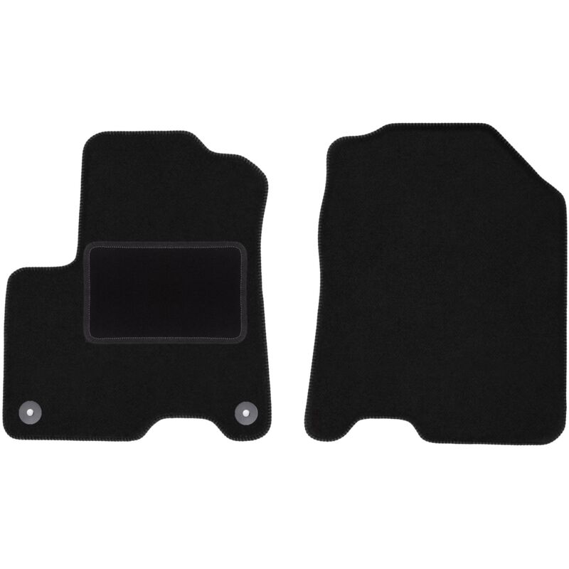 Tapis avant noirs pour : Kia eNiro / Niro EV crossover (2016-)