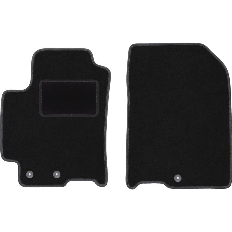 Tapis avant noirs pour : Kia Rio IV à hayon (2017-)