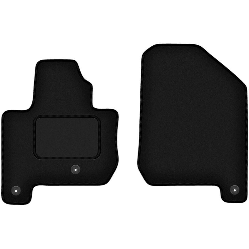 Tapis avant noirs pour : Kia Soul EV à hayon (2013-2019)