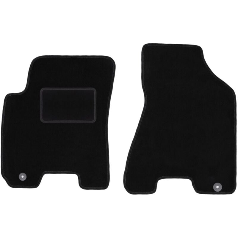 Tapis avant noirs pour : Kia Sportage II SUV (2004-2010)