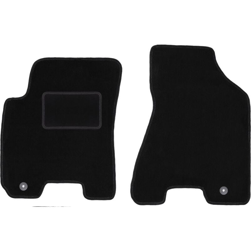 Tapis avant noirs pour : Kia Sportage II SUV (2004-2010)