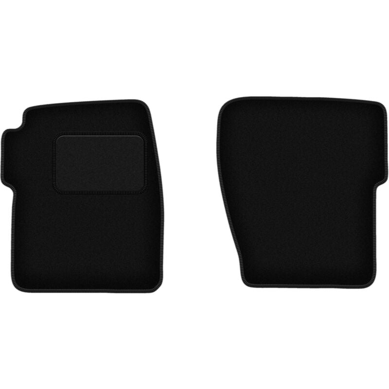 Tapis avant noirs pour Land Rover Discovery II tout-terrain (1998-2004)