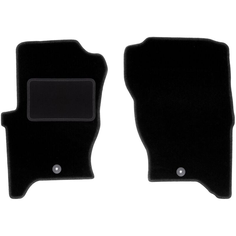 Tapis avant noirs pour : Land Rover Discovery III SUV (2004-2011)