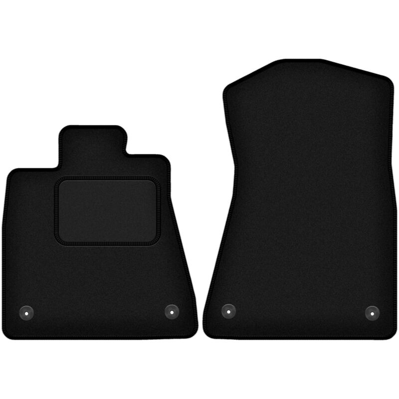 Tapis avant noirs pour Lexus GS IV 0 (2012-2020)