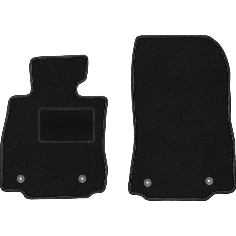 Tapis avant noirs pour Mazda 2 III à hayon (2015-)