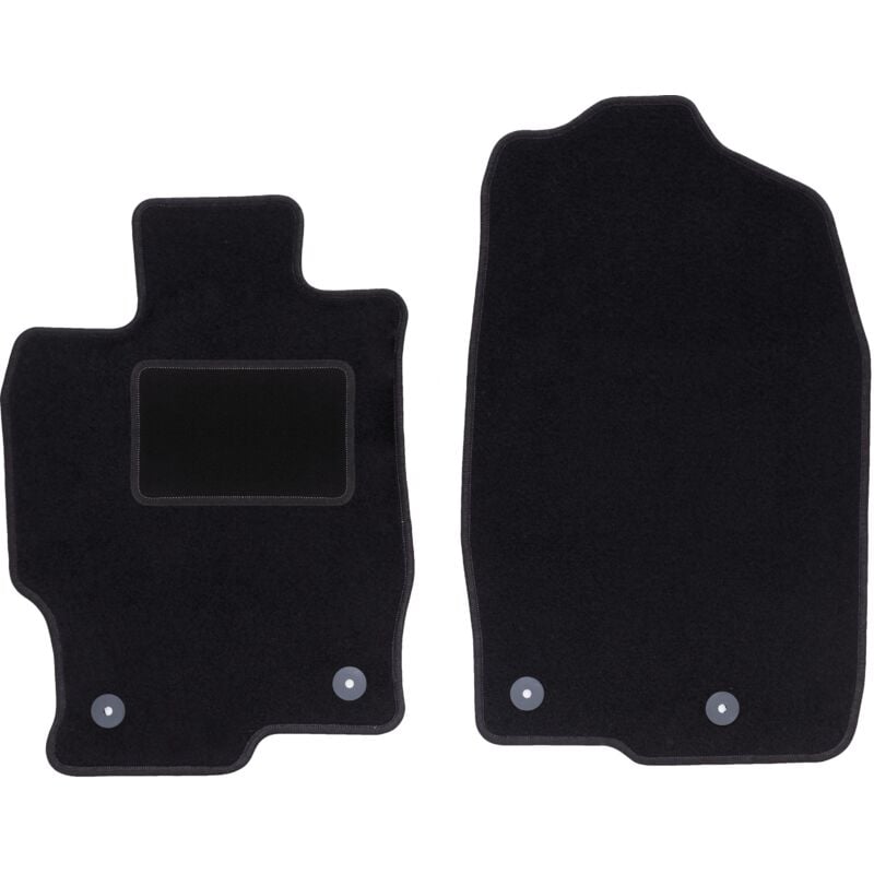 Tapis avant noirs pour : Mazda 6 II GH berline, break, liftback, hayon (2007-2012)
