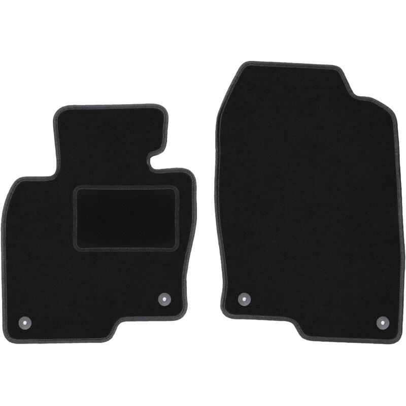 Tapis avant noirs pour : Mazda CX-5 II SUV (2017-)