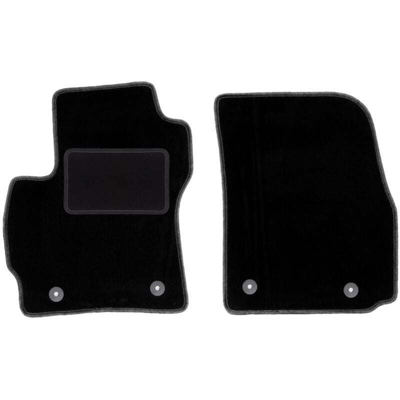 Tapis avant noirs pour Mazda Premacy II 7 places (2005-2010)