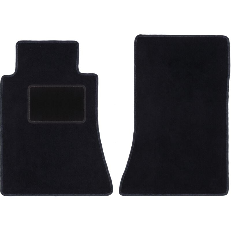 Tapis avant noirs pour : Mercedes C 190 W201 berline (1982-1993)