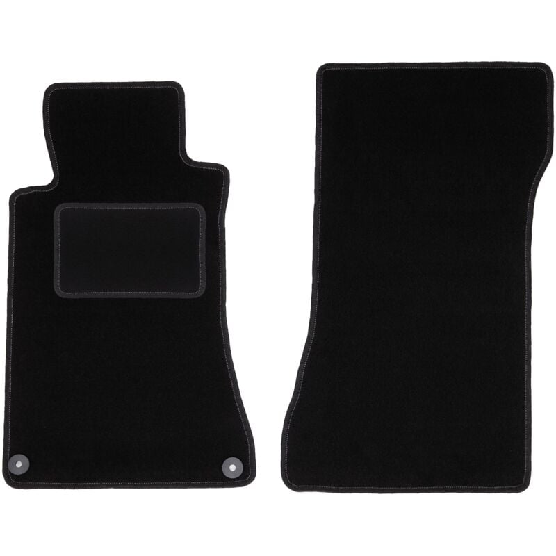 Tapis avant noirs pour : Mercedes C W203 coupé (2000-2008)
