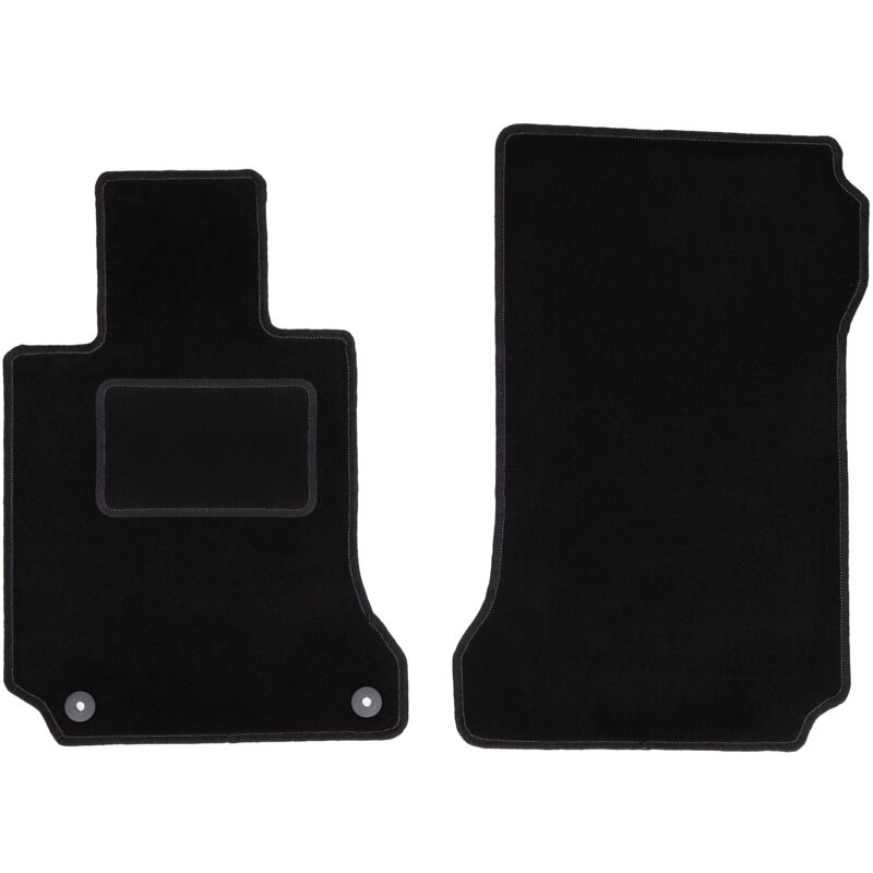 Tapis avant noirs pour Mercedes C W204 berline, break, coupé (2007-2014)