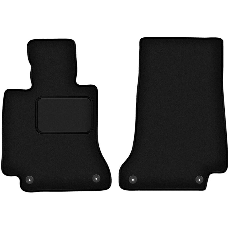 Tapis avant noirs pour Mercedes C W205 break, berline (2015-)