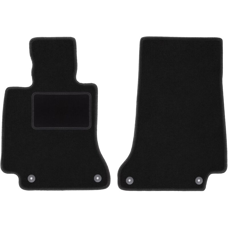 Tapis avant noirs pour Mercedes C W205 cabriolet, coupé (2015-)