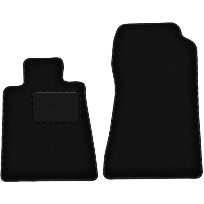 Tapis avant noirs pour Mercedes C140 / W140 coupé (1992-1999)