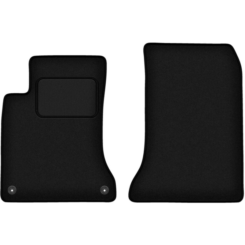 Tapis avant noirs pour Mercedes CLA X117 Shooting Brake, hayon (2013-2019)
