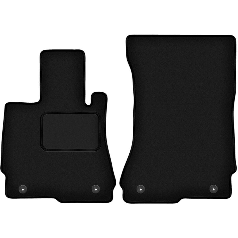 Tapis avant noirs pour Mercedes Classe S Berline longue W221 (2005-2013)