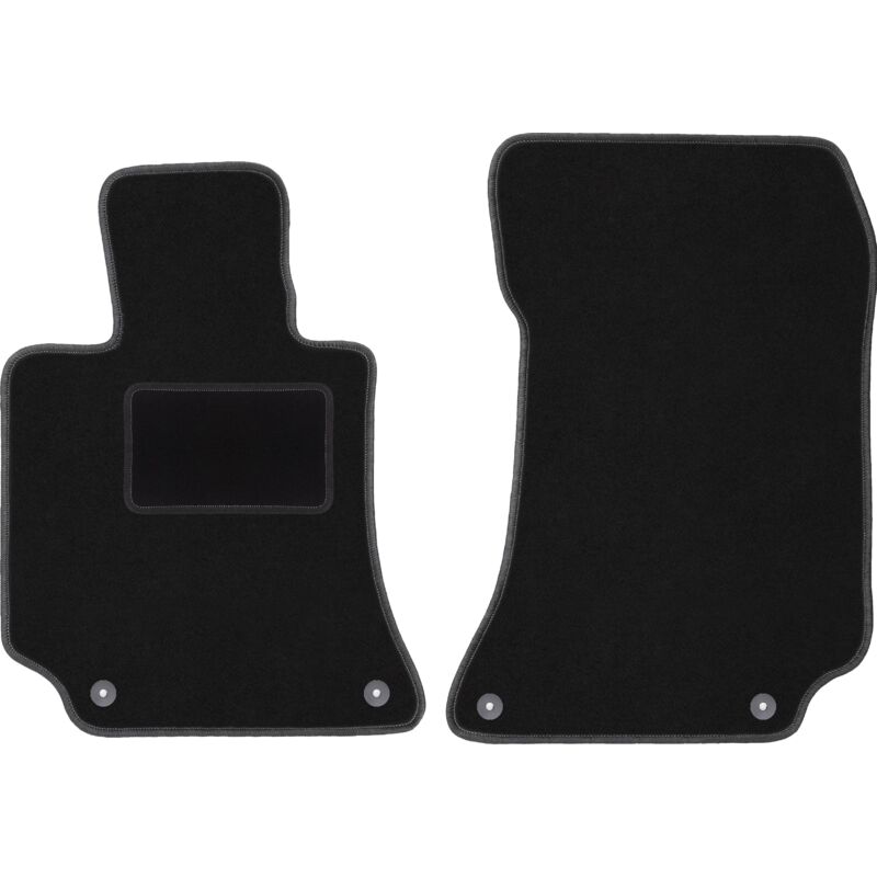 Tapis avant noirs pour Mercedes CLS W218 coupé (2009-2016)