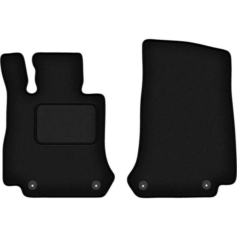 Tapis avant noirs pour : Mercedes EQC N293 SUV (2019-)