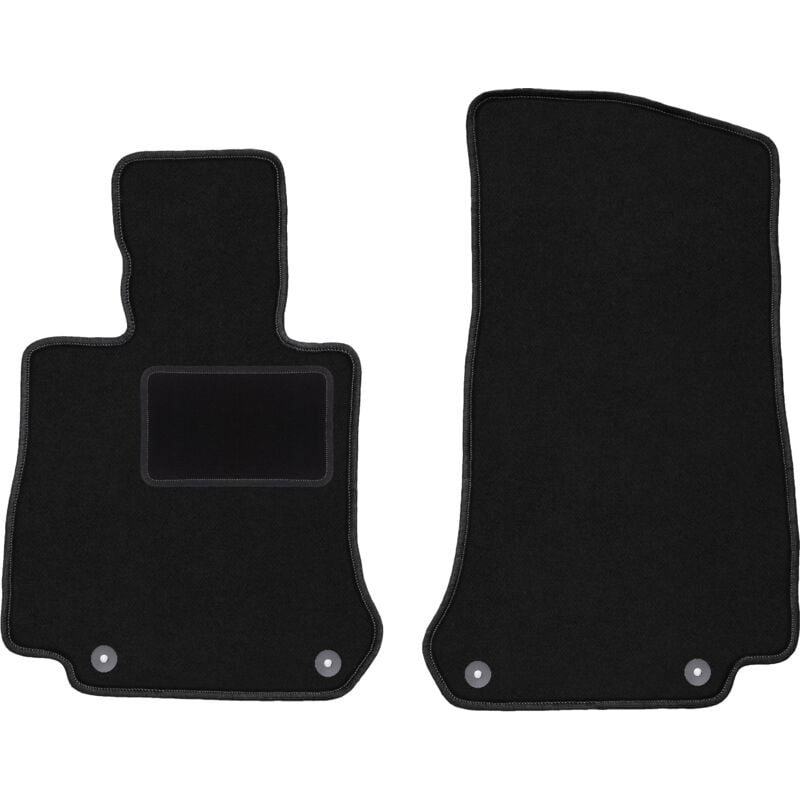 Tapis avant noirs pour : Mercedes GLC X253 SUV (2015-)