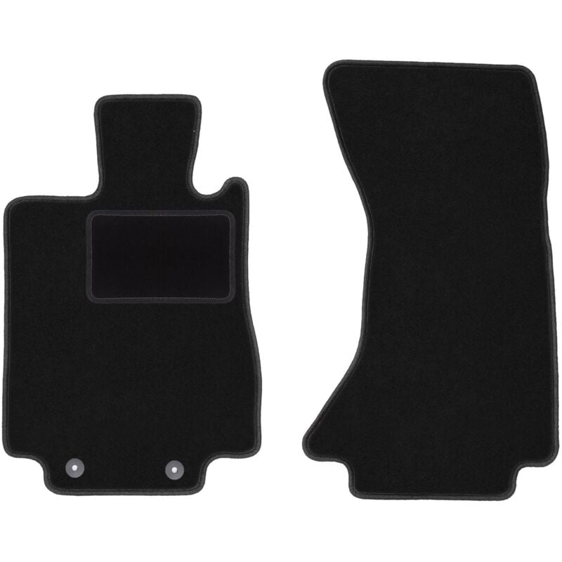 Tapis avant noirs pour Mercedes S W220 4Matic long (1998-2005)