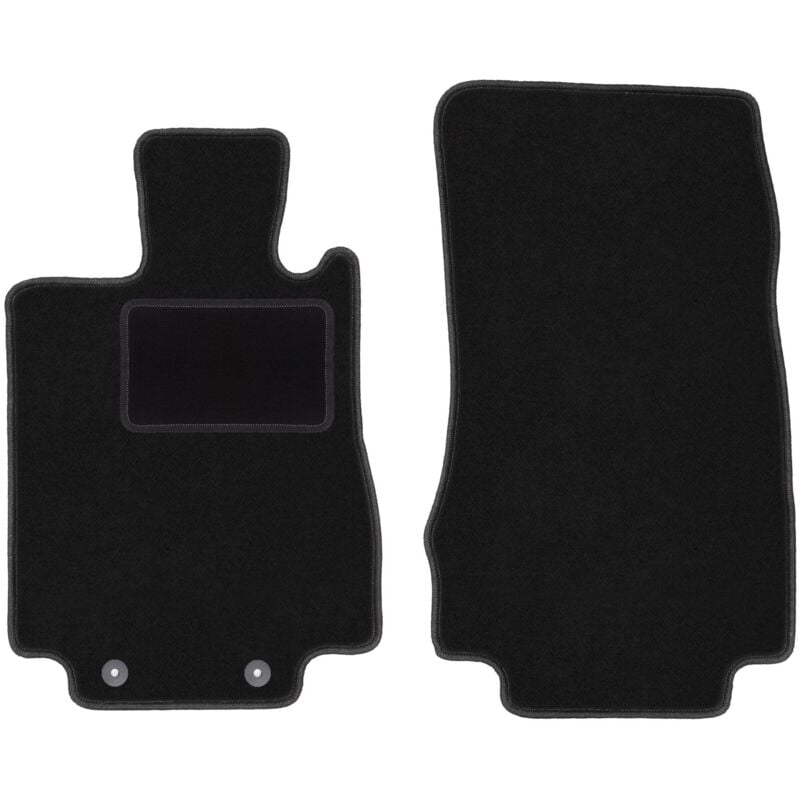 Tapis avant noirs pour Mercedes S W220 long (1998-2005)