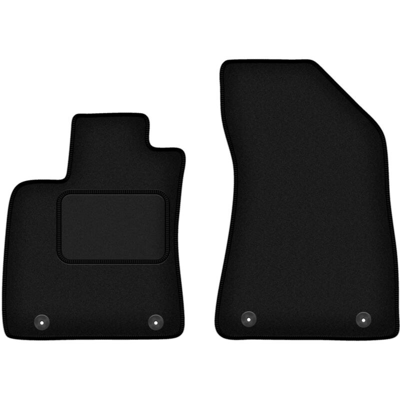 Tapis avant noirs pour : MG ZS EV LF crossover (2019-)