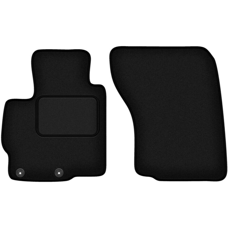 Tapis avant noirs pour : Mitsubishi ASX II crossover (2020-)