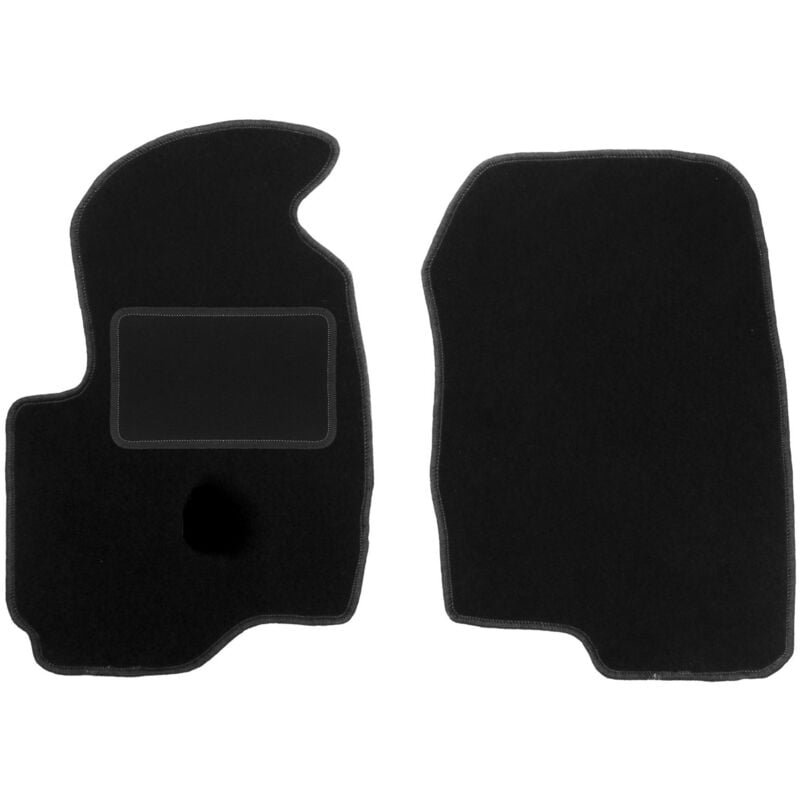 Tapis avant noirs pour : Mitsubishi Colt VII à hayon (2004-2008)