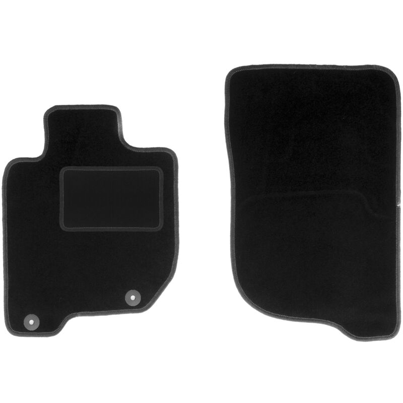 Tapis avant noirs pour : Mitsubishi L200 IV pick-up (2006-2015)