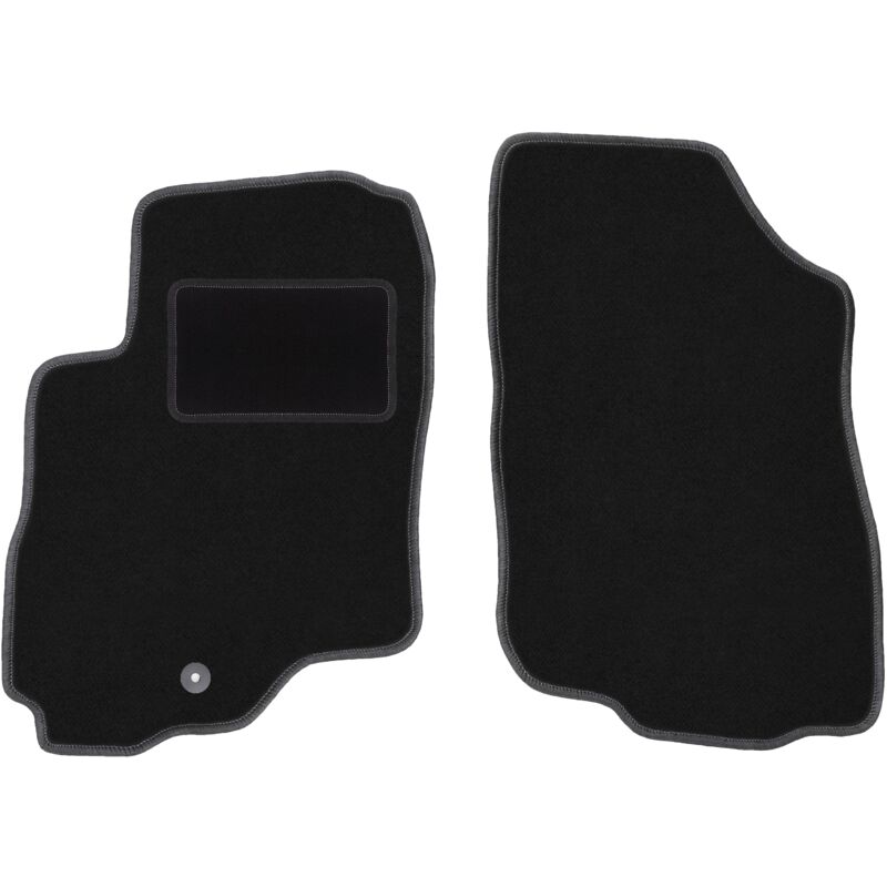 Tapis avant noirs pour : Mitsubishi Outlander I SUV (2001-2006)