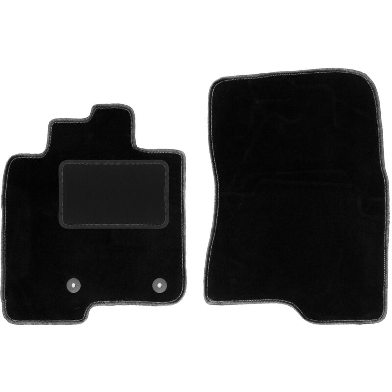 Tapis avant noirs pour : Mitsubishi Pajero IV court (2006-2018)