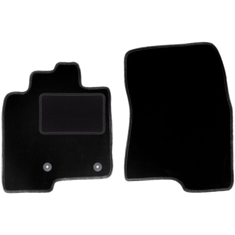 Tapis avant noirs pour : Mitsubishi Pajero IV long (2006-2018)