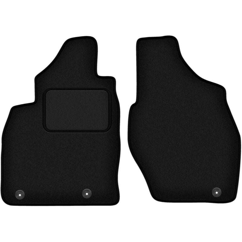 Tapis avant noirs pour : Mitsubishi Pajero Pinin SUV (1999-2006)