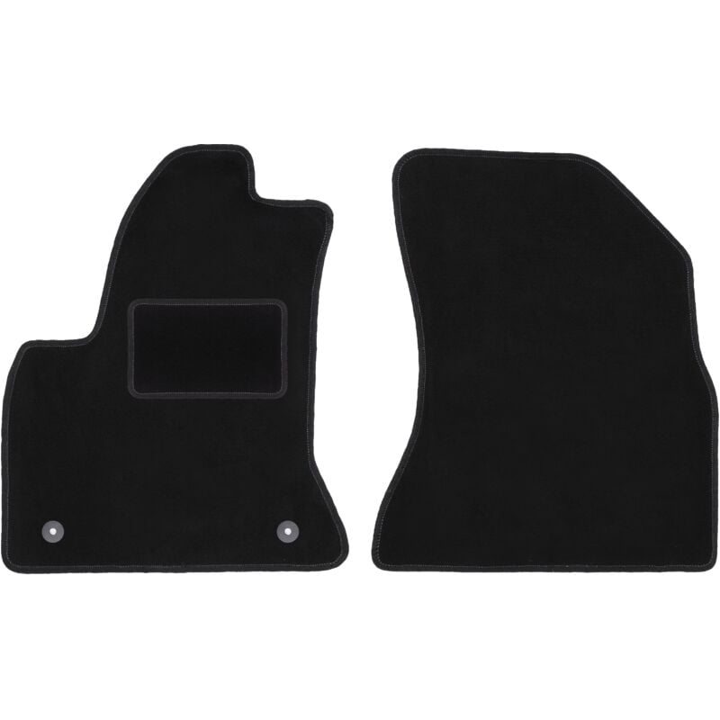 Tapis avant noirs pour monospace Citroën C4 Grand Picasso (2006-2013)