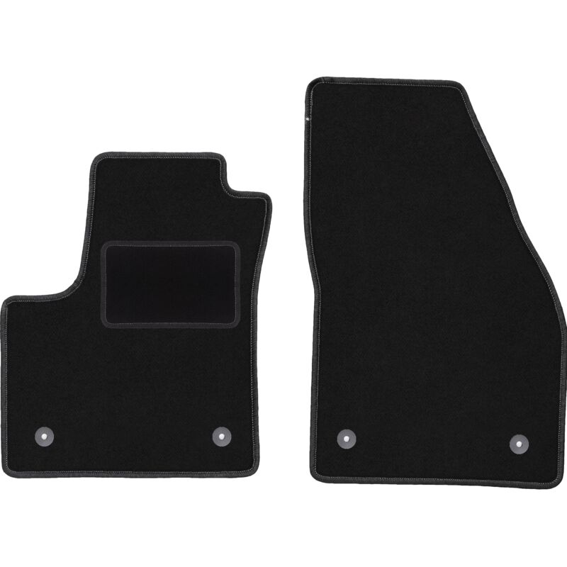 Tapis avant noirs pour monospace Opel Meriva B (2010-2017)