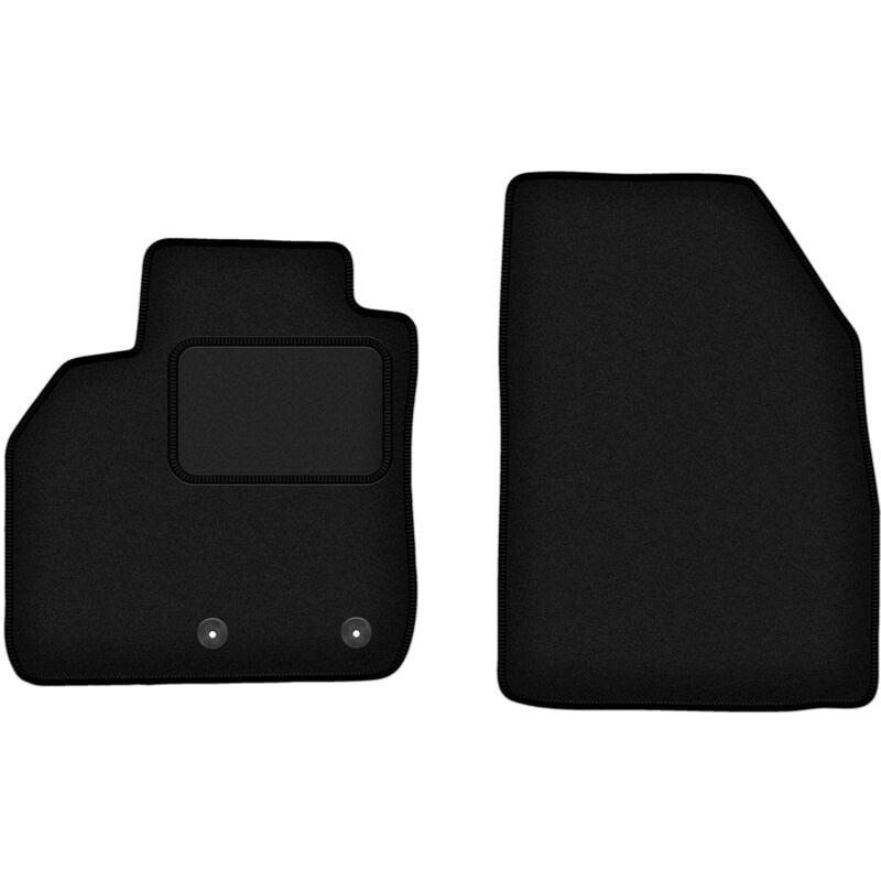 Tapis avant noirs pour monospace Renault Grand Scenic III (2009-2016)