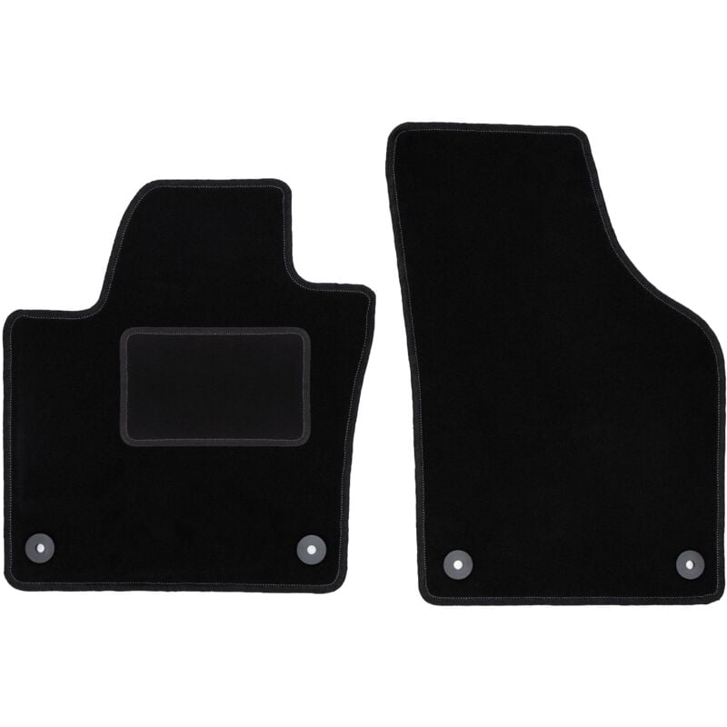 Tapis avant noirs pour : monospace Seat Alhambra II (2010-2018)