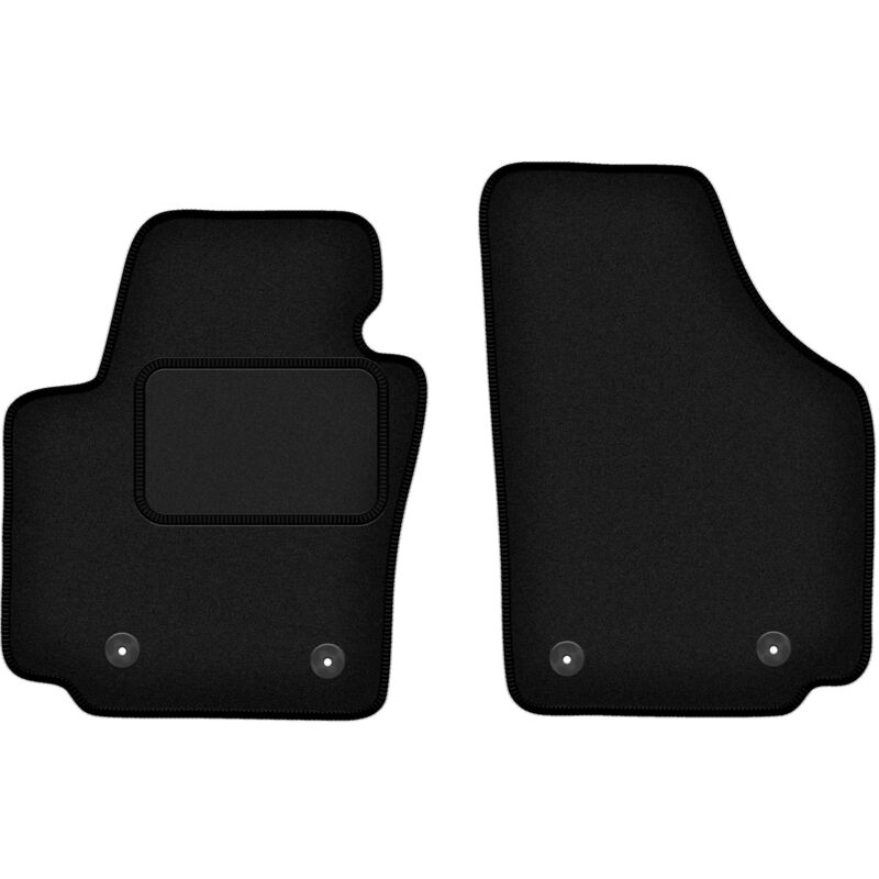 Tapis avant noirs pour : monospace Seat Altea (2004-08.2008)