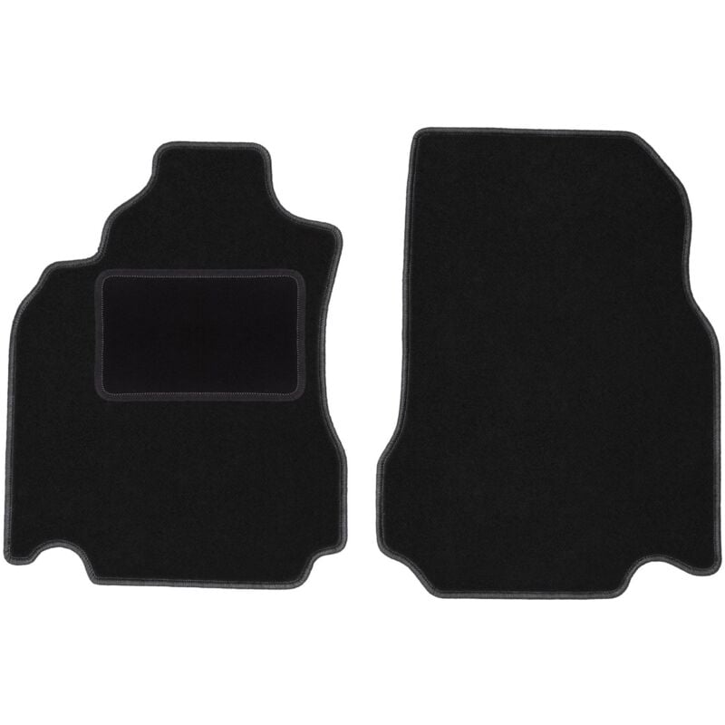 Tapis avant noirs pour Nissan Cube Z12 keicar (2008-2011)