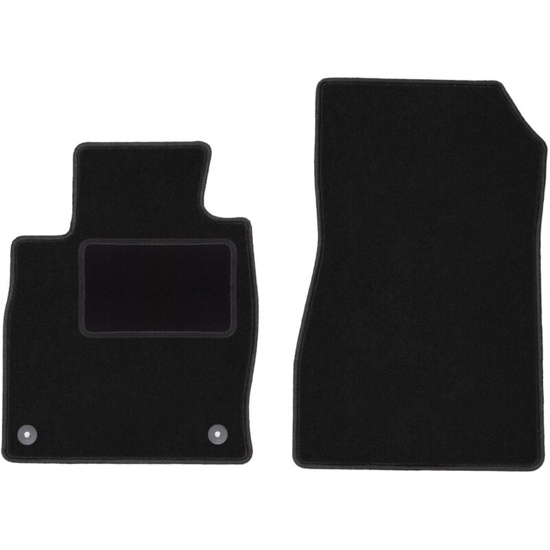 Tapis avant noirs pour : Nissan Juke II F16 crossover (2019-)